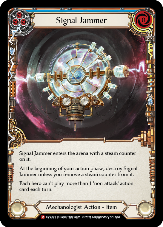 Signal Jammer [EVR071] (Everfest)  1st Edition Rainbow Foil | Good Games Cannington
