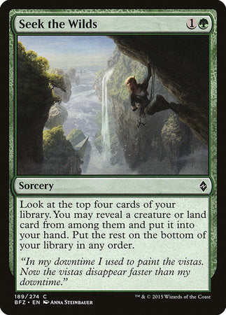 Seek the Wilds [Battle for Zendikar] | Good Games Cannington