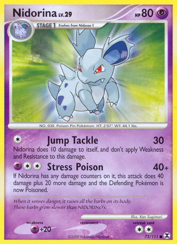 Nidorina (73/111) [Platinum: Rising Rivals] | Good Games Cannington
