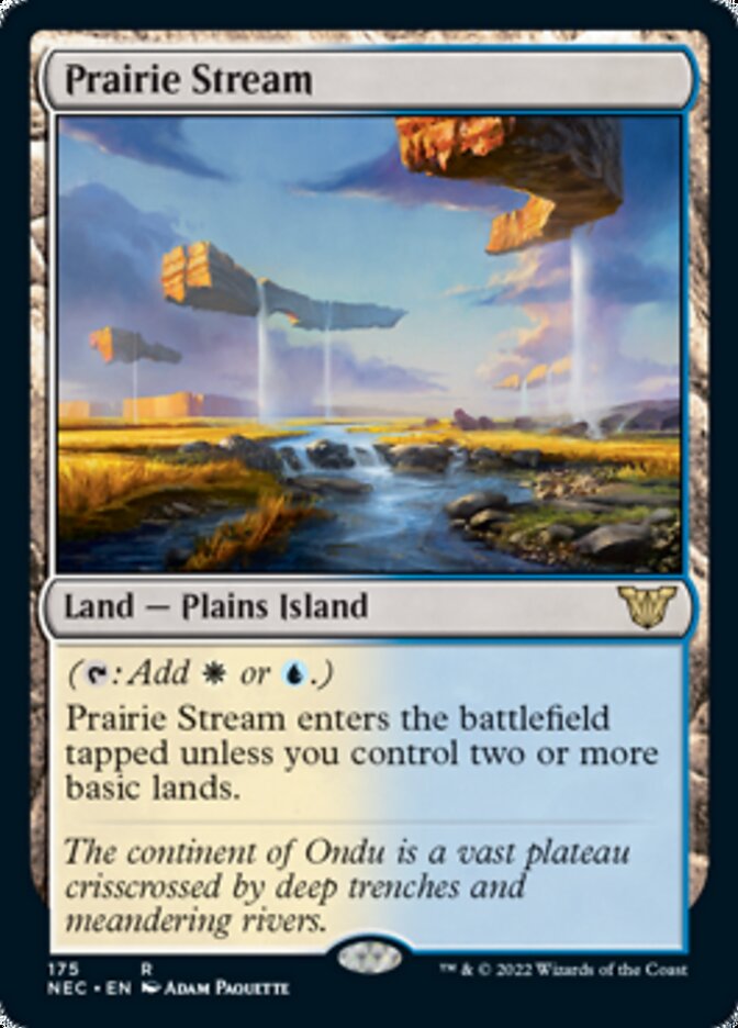 Prairie Stream [Kamigawa: Neon Dynasty Commander] | Good Games Cannington