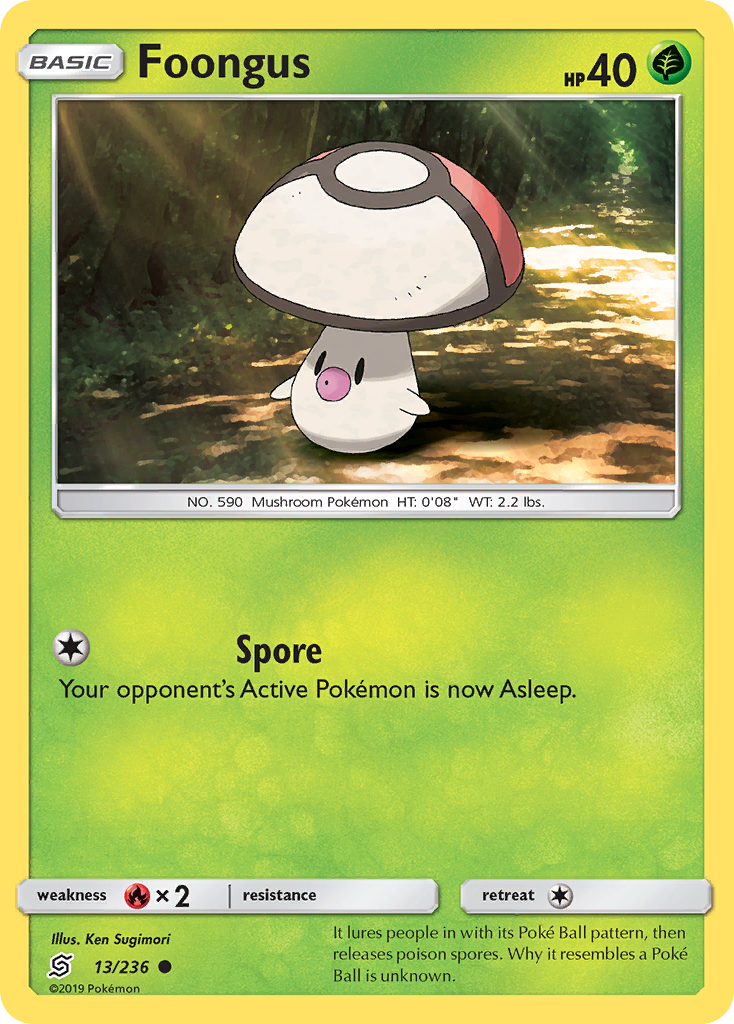 Foongus (13/236) [Sun & Moon: Unified Minds] | Good Games Cannington