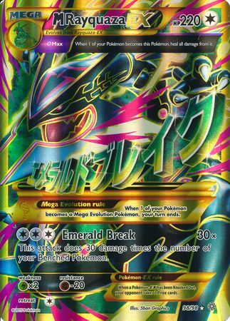 M Rayquaza EX (98/98) (Jumbo Card) [XY: Ancient Origins] | Good Games Cannington