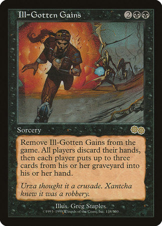 Ill-Gotten Gains [Urza's Saga] | Good Games Cannington