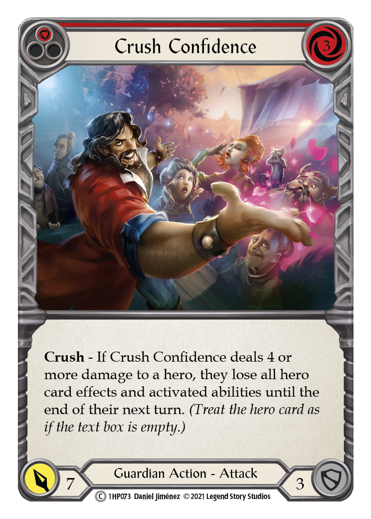 Crush Confidence (Red) [1HP073] | Good Games Cannington