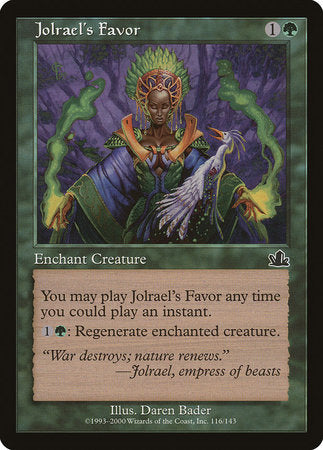 Jolrael's Favor [Prophecy] | Good Games Cannington