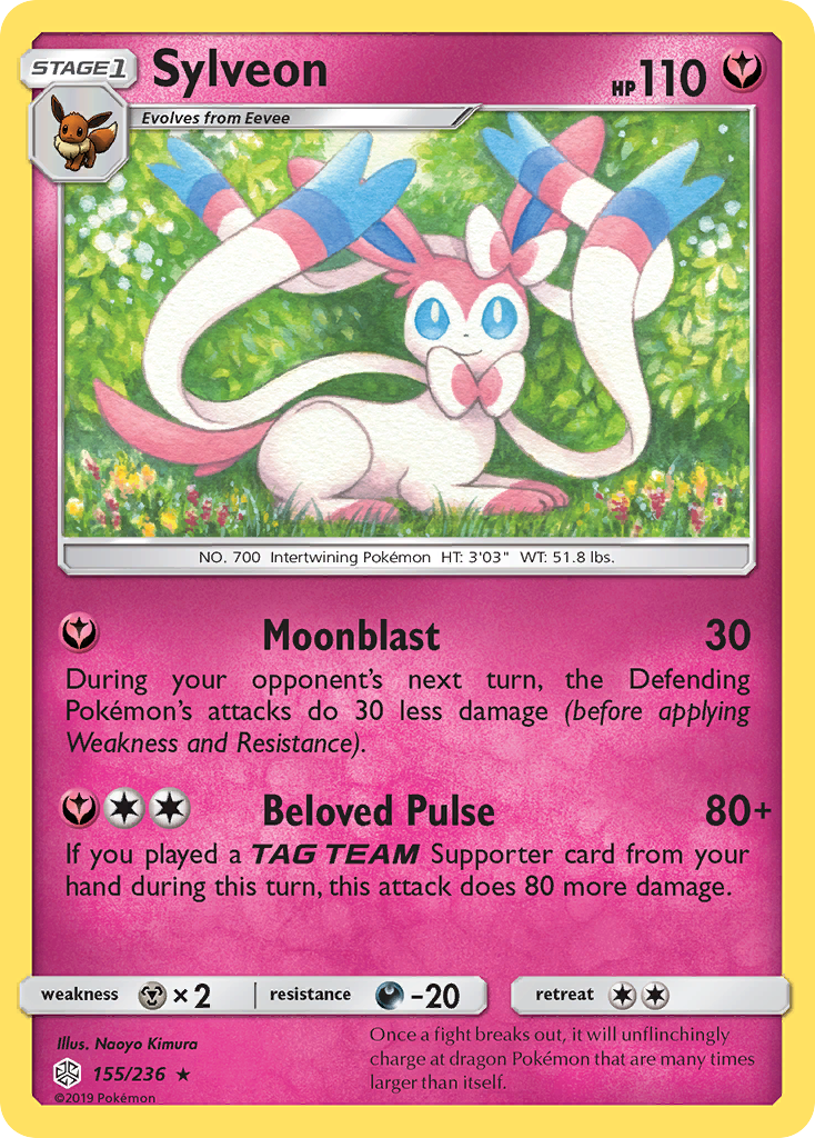 Sylveon (155/236) [Sun & Moon: Cosmic Eclipse] | Good Games Cannington