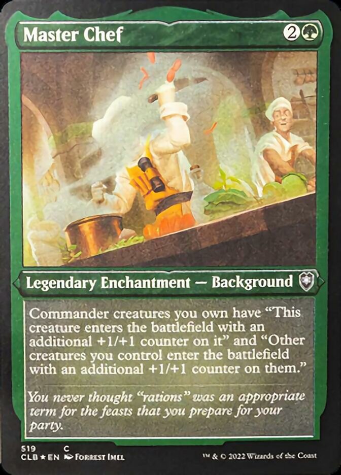 Master Chef (Foil Etched) [Commander Legends: Battle for Baldur's Gate] | Good Games Cannington