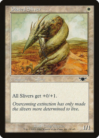 Plated Sliver [Legions] | Good Games Cannington