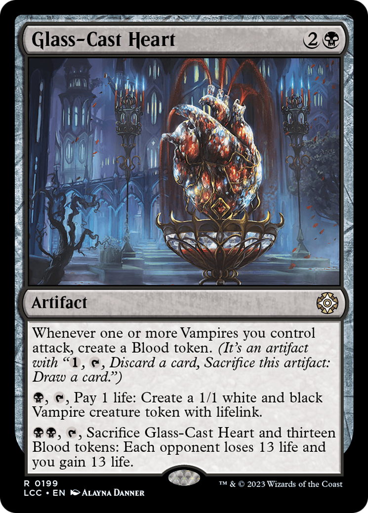 Glass-Cast Heart [The Lost Caverns of Ixalan Commander] | Good Games Cannington