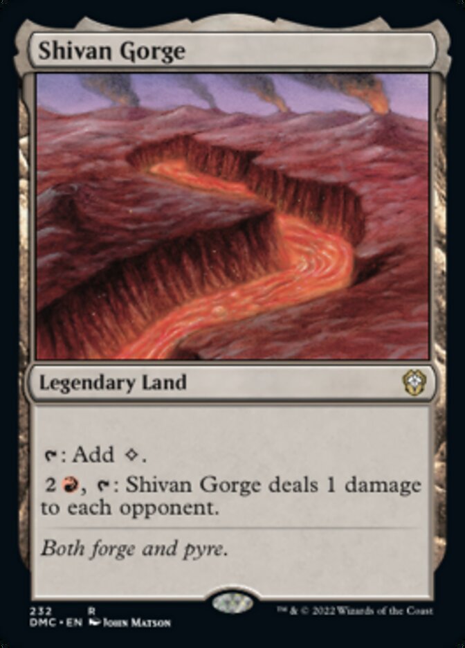 Shivan Gorge [Dominaria United Commander] | Good Games Cannington