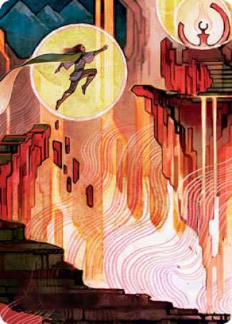 Thrill of Possibility Art Card [Strixhaven: School of Mages Art Series] | Good Games Cannington