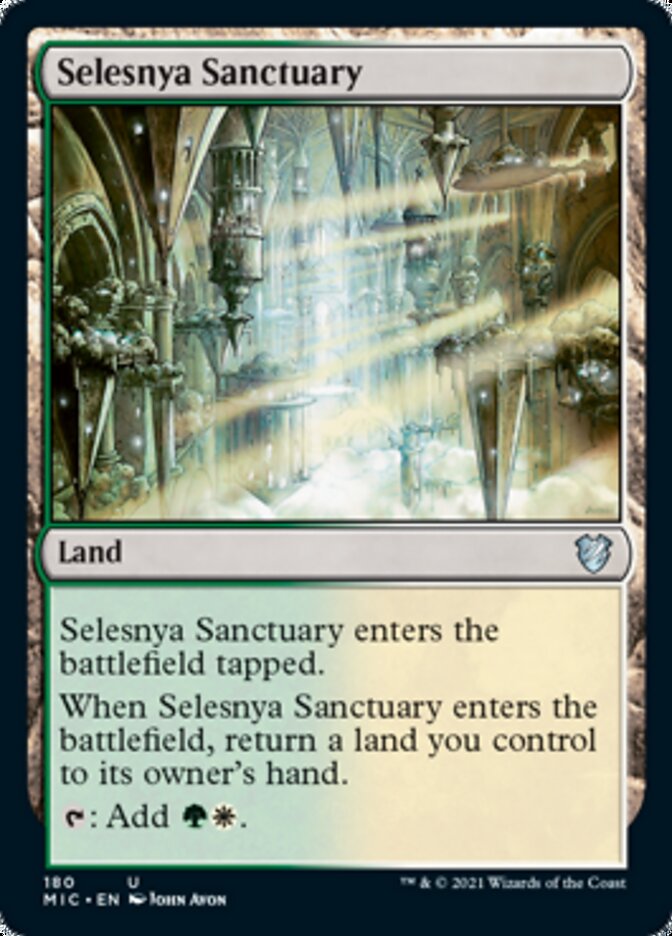 Selesnya Sanctuary [Innistrad: Midnight Hunt Commander] | Good Games Cannington