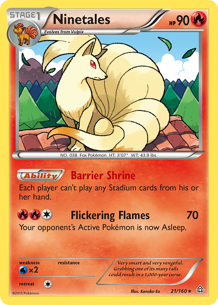 Ninetales (21/160) [XY: Primal Clash] | Good Games Cannington