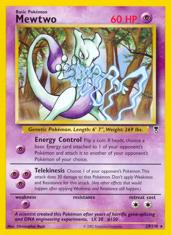 Mewtwo (29/110) [Legendary Collection] | Good Games Cannington