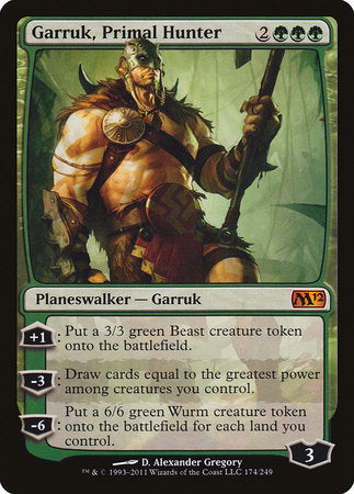 Garruk, Primal Hunter [Magic 2012] | Good Games Cannington