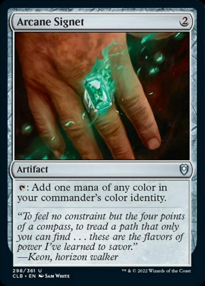 Arcane Signet [Commander Legends: Battle for Baldur's Gate] | Good Games Cannington