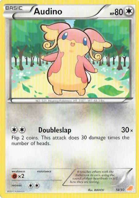 Audino (18/30) [Black & White: Trainer Kit - Excadrill] | Good Games Cannington