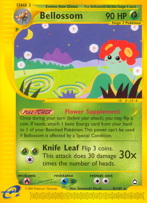 Bellossom (5/147) [Aquapolis] | Good Games Cannington