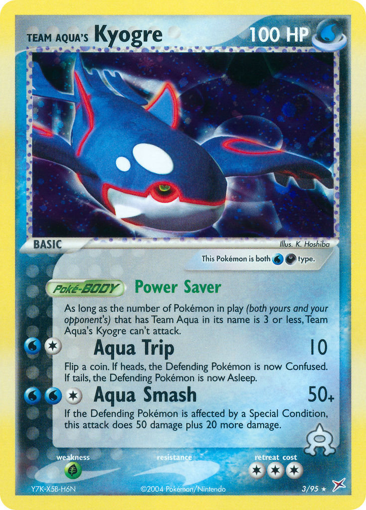 Team Aqua's Kyogre (3/95) (Theme Deck Exclusive) [EX: Team Magma vs Team Aqua] | Good Games Cannington