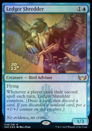 Ledger Shredder [Streets of New Capenna Prerelease Promos] | Good Games Cannington