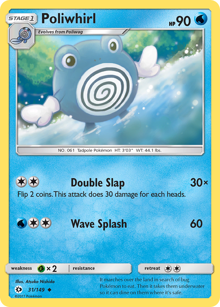 Poliwhirl (31/149) [Sun & Moon: Base Set] | Good Games Cannington