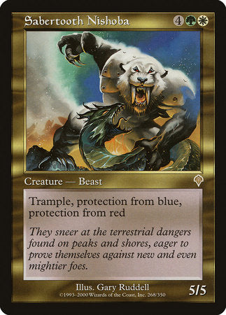 Sabertooth Nishoba [Invasion] | Good Games Cannington