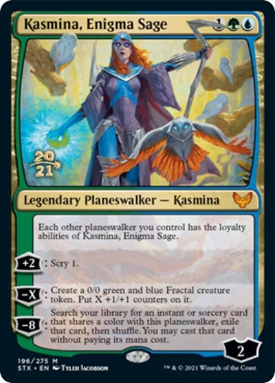 Kasmina, Enigma Sage [Strixhaven: School of Mages Prerelease Promos] | Good Games Cannington