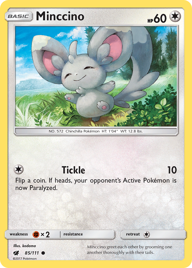 Minccino (85/111) [Sun & Moon: Crimson Invasion] | Good Games Cannington