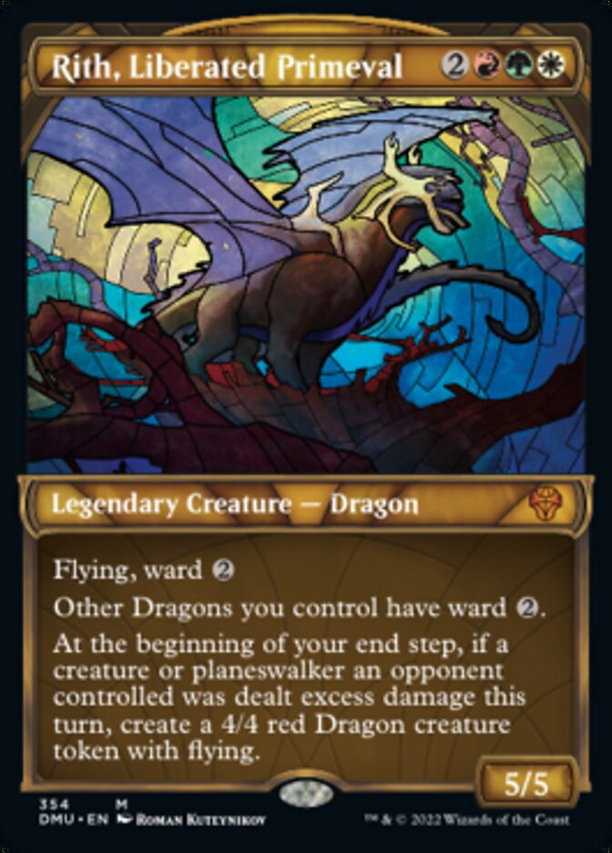 Rith, Liberated Primeval (Showcase Textured) [Dominaria United] | Good Games Cannington