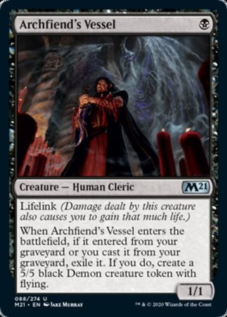 Archfiend's Vessel [Core Set 2021] | Good Games Cannington