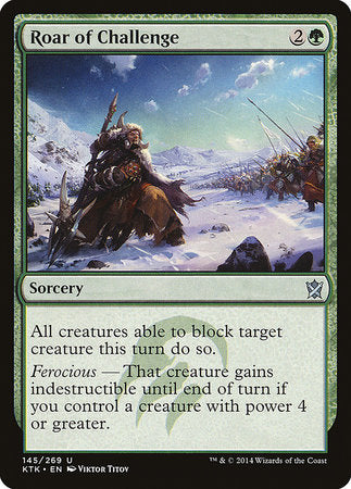 Roar of Challenge [Khans of Tarkir] | Good Games Cannington