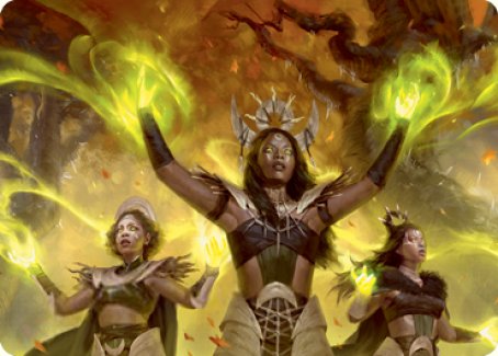 Dawnhart Wardens Art Card [Innistrad: Midnight Hunt Art Series] | Good Games Cannington
