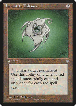 Hematite Talisman [Ice Age] | Good Games Cannington