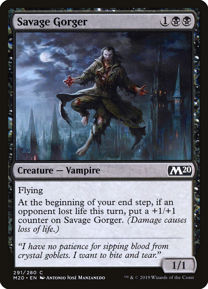 Savage Gorger [Core Set 2020] | Good Games Cannington