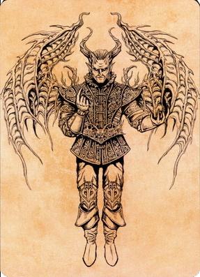 Raphael, Fiendish Savior Art Card (75) [Commander Legends: Battle for Baldur's Gate Art Series] | Good Games Cannington