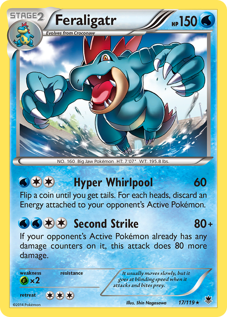 Feraligatr (17/119) [XY: Phantom Forces] | Good Games Cannington