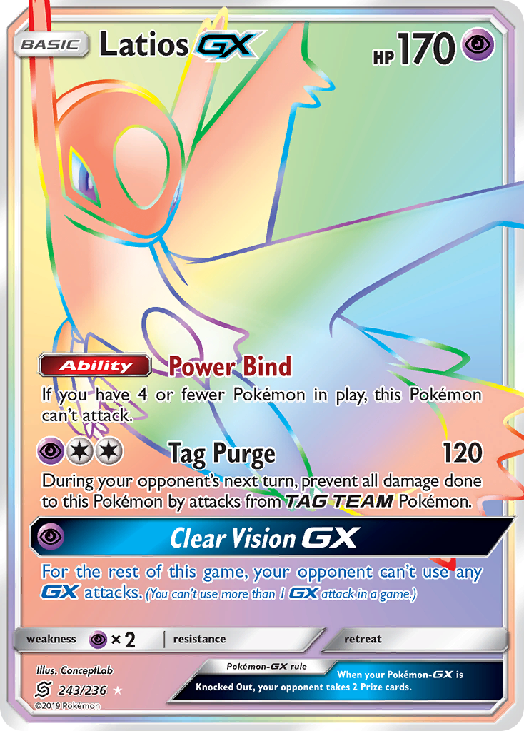Latios GX (243/236) [Sun & Moon: Unified Minds] | Good Games Cannington
