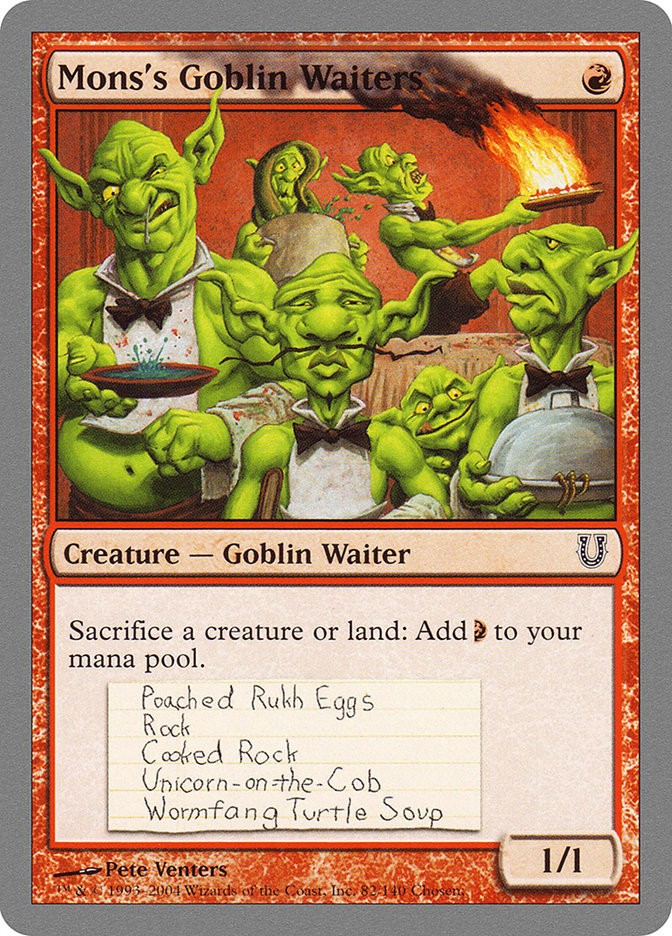 Mons's Goblin Waiters [Unhinged] | Good Games Cannington