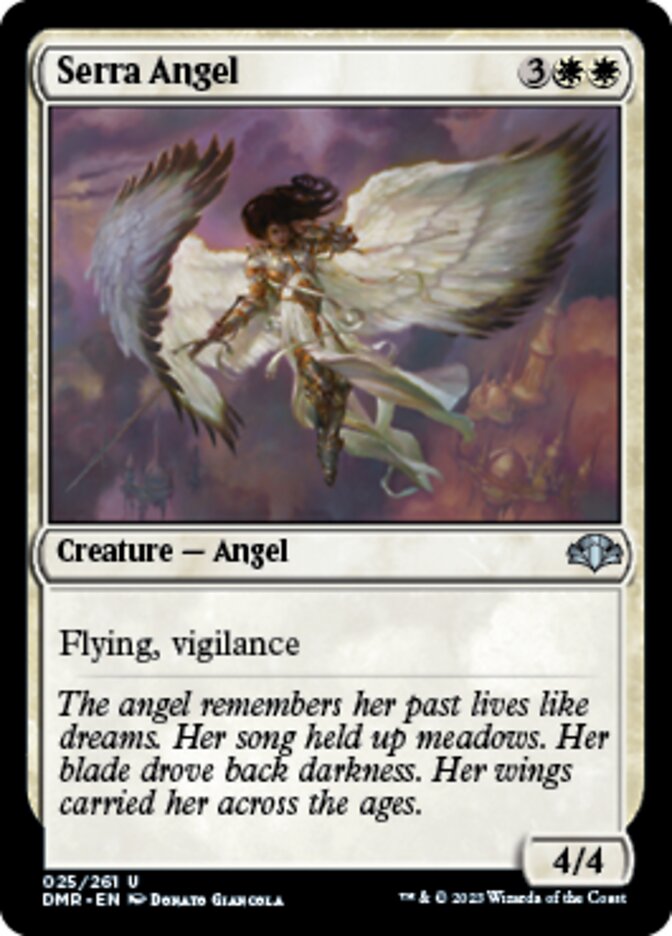 Serra Angel [Dominaria Remastered] | Good Games Cannington