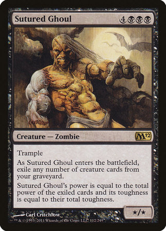 Sutured Ghoul [Magic 2012] | Good Games Cannington