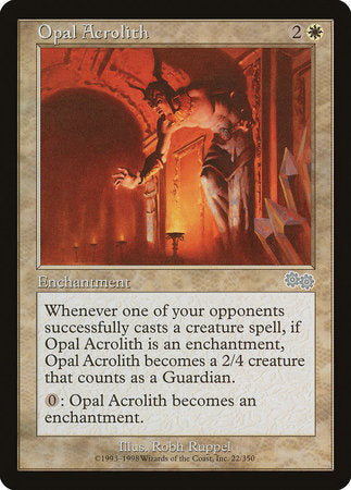 Opal Acrolith [Urza's Saga] | Good Games Cannington