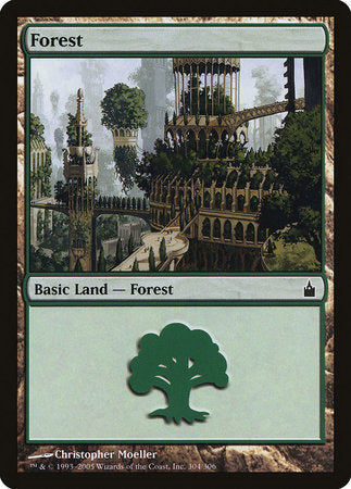 Forest (304) [Ravnica: City of Guilds] | Good Games Cannington