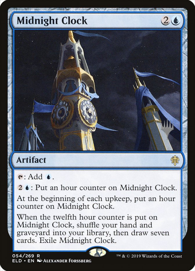 Midnight Clock (Promo Pack) [Throne of Eldraine Promos] | Good Games Cannington