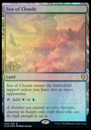 Sea of Clouds [Commander Legends: Battle for Baldur's Gate Prerelease Promos] | Good Games Cannington