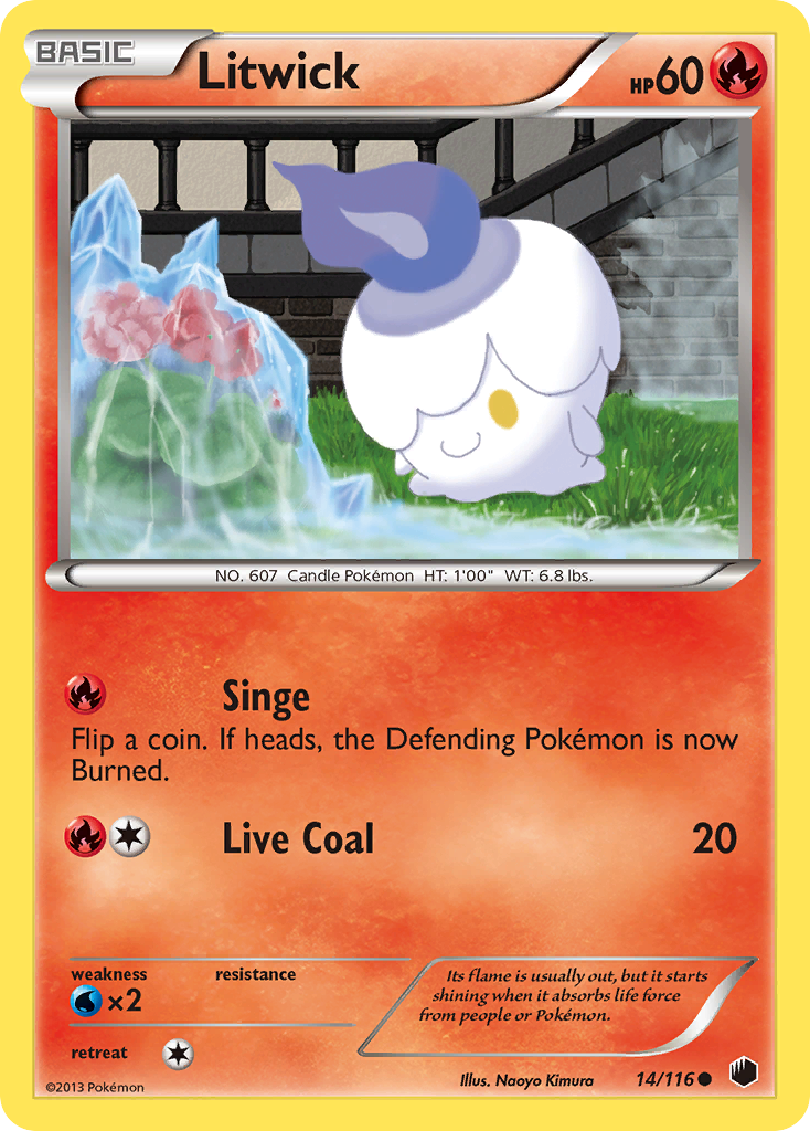 Litwick (14/116) [Black & White: Plasma Freeze] | Good Games Cannington