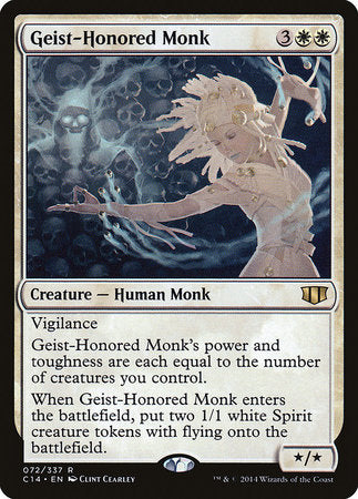 Geist-Honored Monk [Commander 2014] | Good Games Cannington
