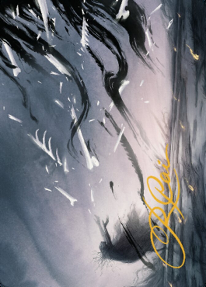Shadow Prophecy Art Card (Gold-Stamped Signature) [Dominaria United Art Series] | Good Games Cannington