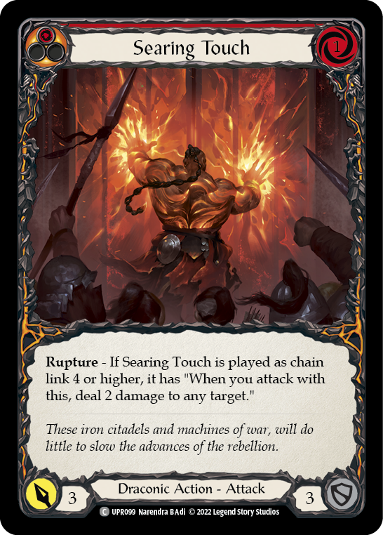 Searing Touch [UPR099] (Uprising) | Good Games Cannington