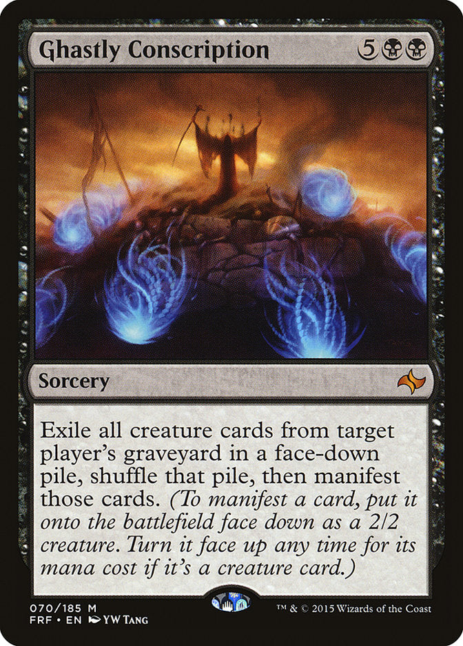 Ghastly Conscription [Fate Reforged] | Good Games Cannington