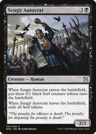 Sengir Autocrat [Eternal Masters] | Good Games Cannington